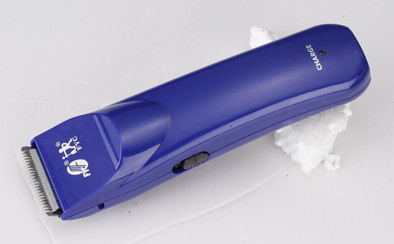 Blue Battery Powered Hair Clippers Professional Cordless Clippers